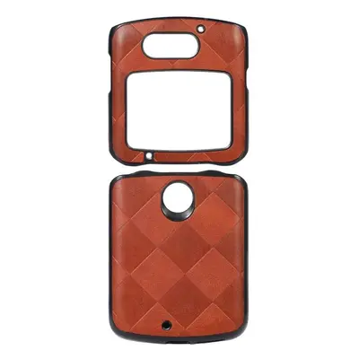 Kryt Weave Case hnedý – Motorola Razr 5G