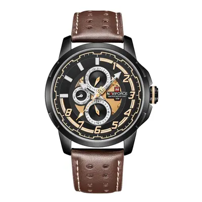 Pánske hodinky NAVIFORCE NF9142 (zn087b) black/br.